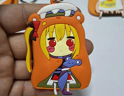 Himouto Umaru-chan Rubber Keychain (Printed on Both Sides)